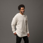 Hooded Henry Sweater // Newport & Oatmeal (M)