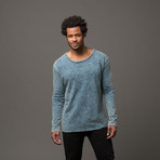Long Sleeve Tail Shirt // Denim (XL)