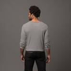 Men's Long Sleeve  Tail // White & Black (S)