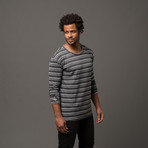 Long Sleeve Tail Shirt // Manhattan Night (S)