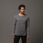 Long Sleeve Tail Shirt // Manhattan Night (S)