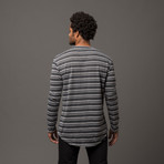 Long Sleeve Tail Shirt // Manhattan Night (S)