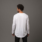 Long Sleeve Tail Shirt // White (XS)