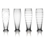Medallion Glassware // Set of 4 (Wine Goblets)