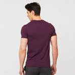 Neighborhood V-Neck // Purple (2XL)