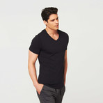 The Neighborhood V-Neck // Black (2XL)