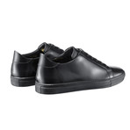 Gold Stamped Cordovan Leather Low-Top // Black (Euro: 44)