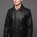 Heavy Pu Motorcycle Jacket (XL)