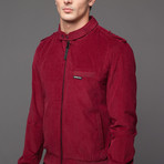 Corduroy Iconic Racer // Deep Red (S)