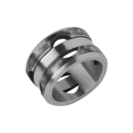 Steel Elements Ring (Size 8.5)