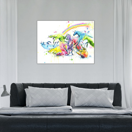 Unicorn Slam (28"L x 21"H)