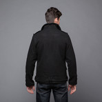 Hunt Double Breasted Coat // Black (L)