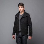 Hunt Double Breasted Coat // Black (L)