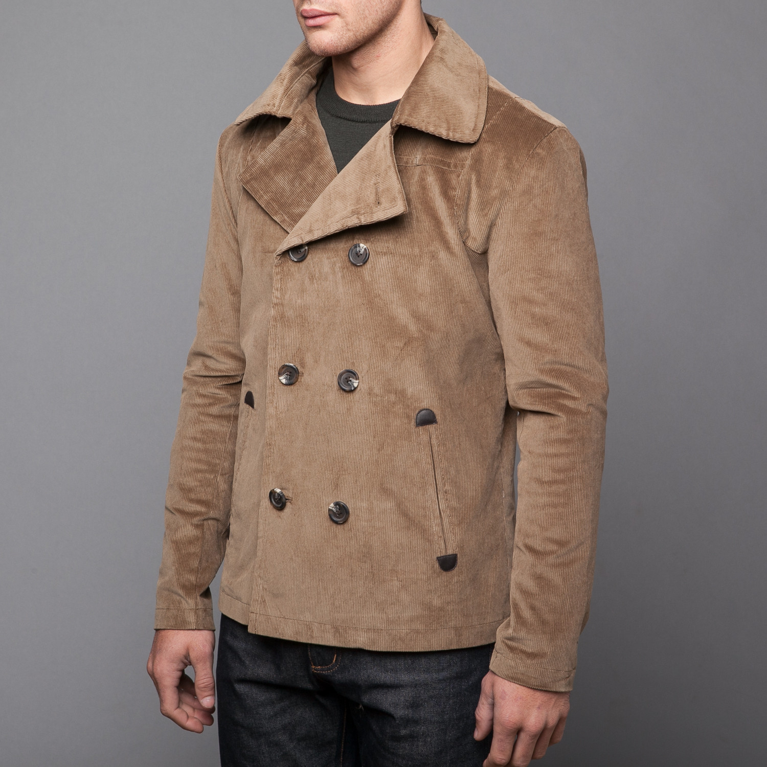 Holmes Corduroy Peacoat (S) - ZAK - Touch of Modern