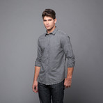 Chapman Stripe Shirt // Grey (M)