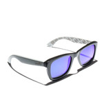 Buffalo Sunglasses // Black + Grey Bamboo