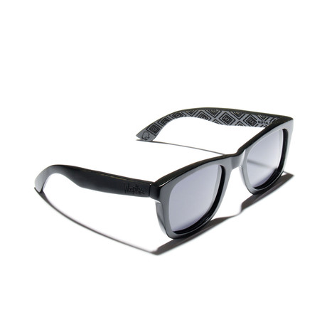 Buffalo Sunglasses // Black Bamboo (Polarized Grey)