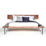 Walnut Railcar // Bed (Queen)