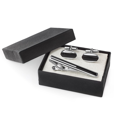 Classic Cufflink + Tie Bar