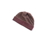 Cashmere Blend Striped Cuff Hat