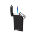 Stiletto Ultra Slim Torch Flame Lighter (Black Matte & Chrome)