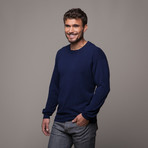 Cashmere Crewneck // Dark Blue (2XL)