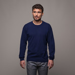 Cashmere Crewneck // Dark Blue (2XL)