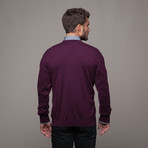 Merino Wool V-Neck // Bordeaux (L)