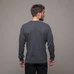 Cashmere Raglan Crewneck // Dark Grey (2XL)