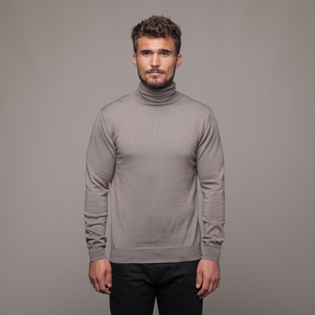 Merino Wool Rollneck // Beige (S)