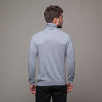 Merino Wool Rollneck // Light Grey (2XL)