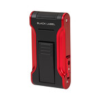 Black Label Dictator Flat Flame II Lighter (Black Matte)