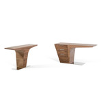 Bismarck Walnut Console Table