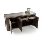 Urban Modern Concrete Top Buffet