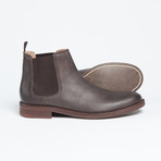 Mortimer Brogue Chelsea Boot // Dark Brown (UK: 6)