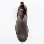 Mortimer Brogue Chelsea Boot // Dark Brown (UK: 6)