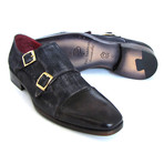 Suede Captoe Double Monkstrap (Euro: 46)