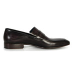 Paul Parkman // Hand-Painted Loafer // Black + Grey (Euro: 47)
