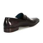 Paul Parkman // Hand-Painted Loafer // Black + Grey (Euro: 46)
