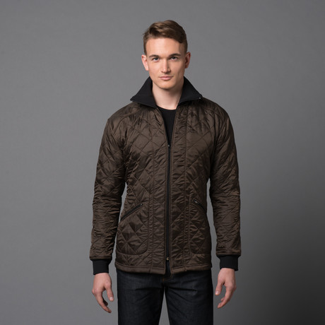 Garage Quilted Jacket // Brown (S)