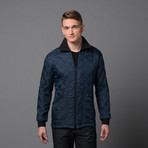 Garage Quilted Jacket // Navy (M)