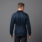 Garage Quilted Jacket // Navy (M)