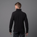 Nigel Kimono Sleeve Turtleneck // Black (L)