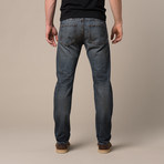 St Guy Straight Fit Jeans // Dark Wash (38WX32L)