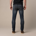 Sync Denim // Lean Guy Skinny Fit Jeans // Greasy Wash (36WX32L)
