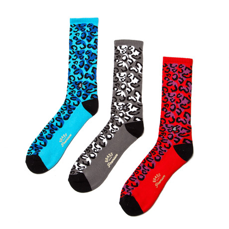 Cheetah Pack Sock Combo // Set of 3