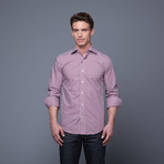 Gingham Shirt // Burgundy (US: 15.5/34-35)