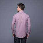 Gingham Shirt // Burgundy (US: 15.5/34-35)