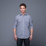 Gingham Shirt // Navy (US: 15.5/34-35)