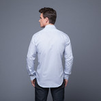 Windowpane Shirt // Blue  (US: 15/34-35)